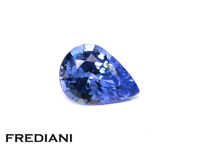 Saphir bleu poire