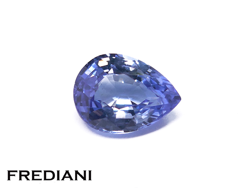 Saphir bleu poire