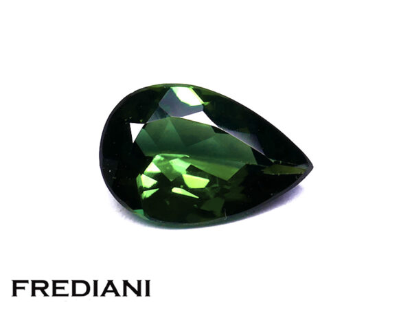 Tourmaline verte poire naturelle 105x70 de 1.74 carat