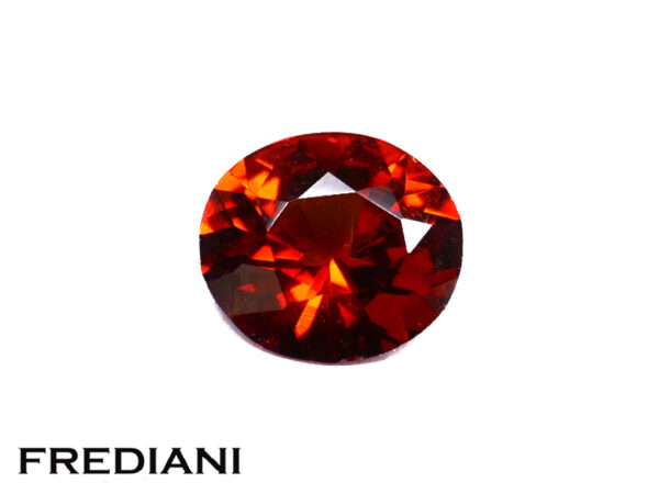Grenat spessartite ovale naturel 89x78 de 2.11 carats