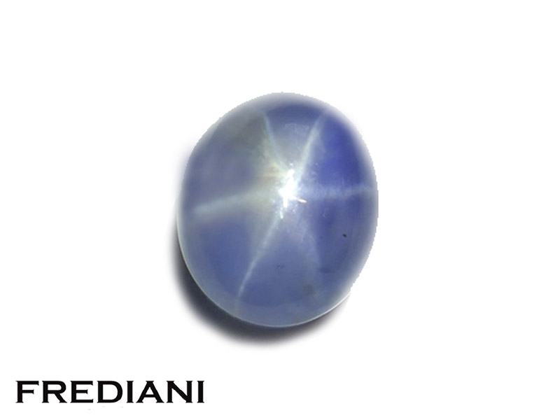 Saphir bleu étoilé naturel