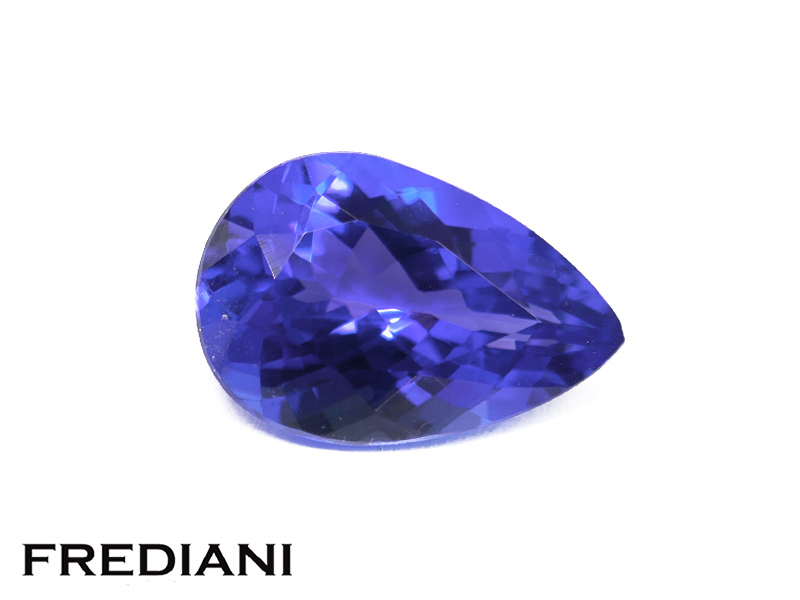 Tanzanite poire top couleur