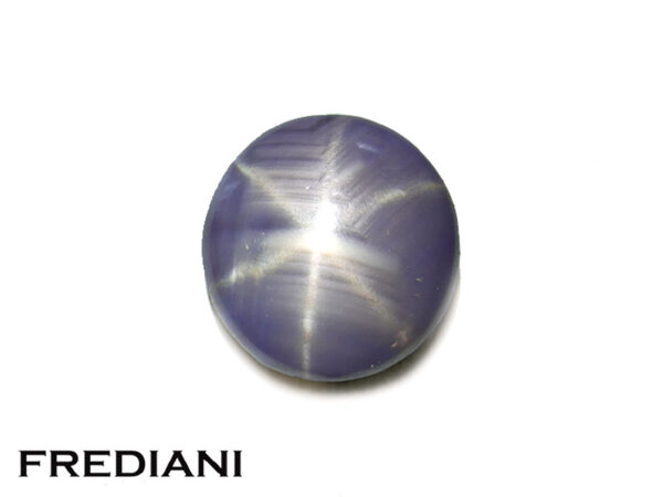 Saphir violet étoilé naturel 95x90 de 4.05 carats