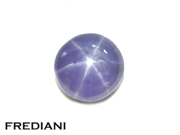 Saphir violet étoilé naturel certifié 8.8 mm de 4.20 carats.
