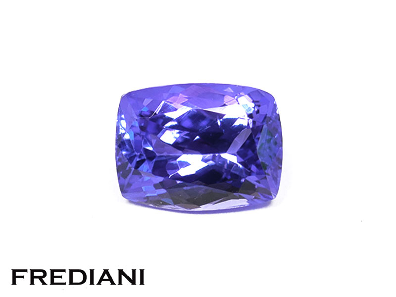 Tanzanite coussin 85x65 de 2.29 carats