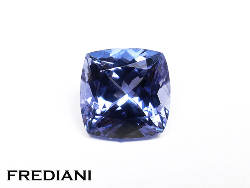 Tanzanite coussin 79x79 de 2.71 carats