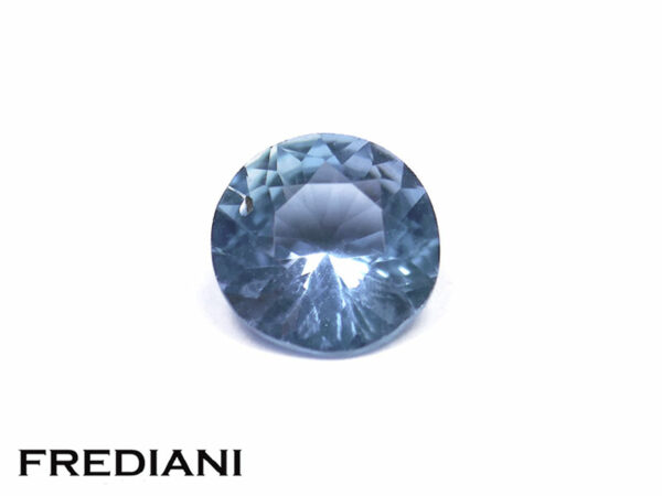 Aigue-marine ronde 6.5 mm de 0.77 carat