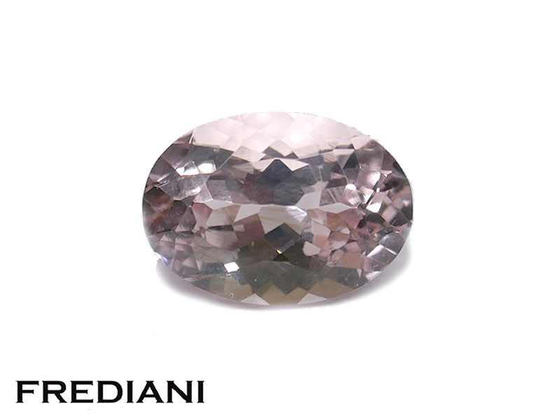 Béryl rose morganite ovale