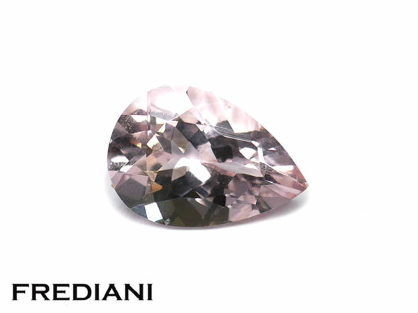 Béryl rose "morganite" poire 101x69 de 1.65 carat