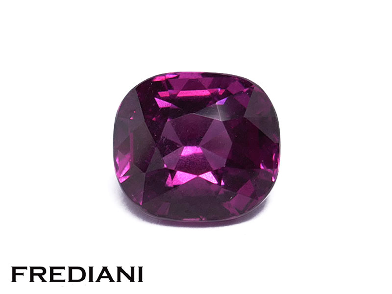 Grenat rhodolite coussin naturel