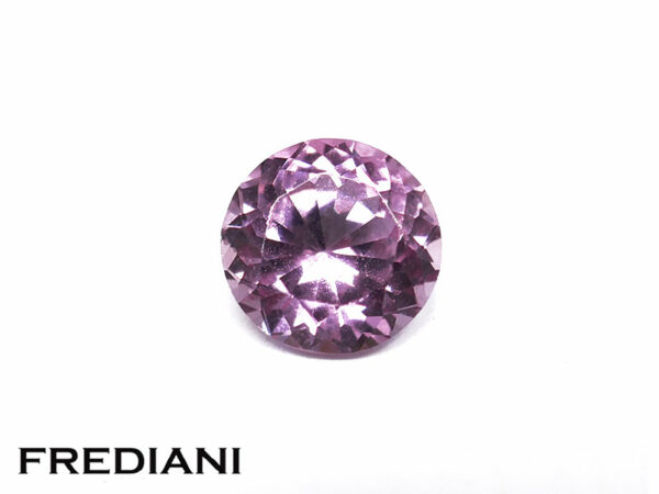 Spinelle rose rond naturel 6.3 mm de 1.07 carat