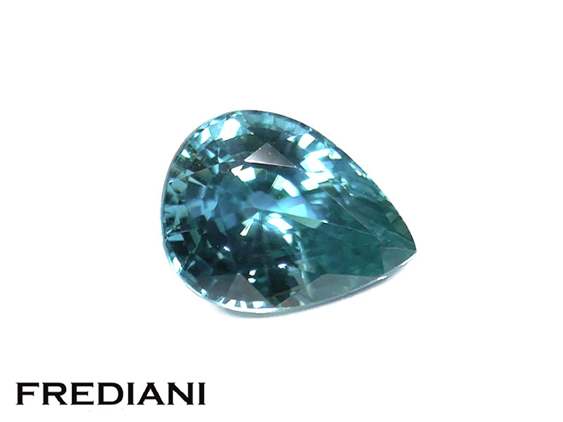 Zircon bleu poire