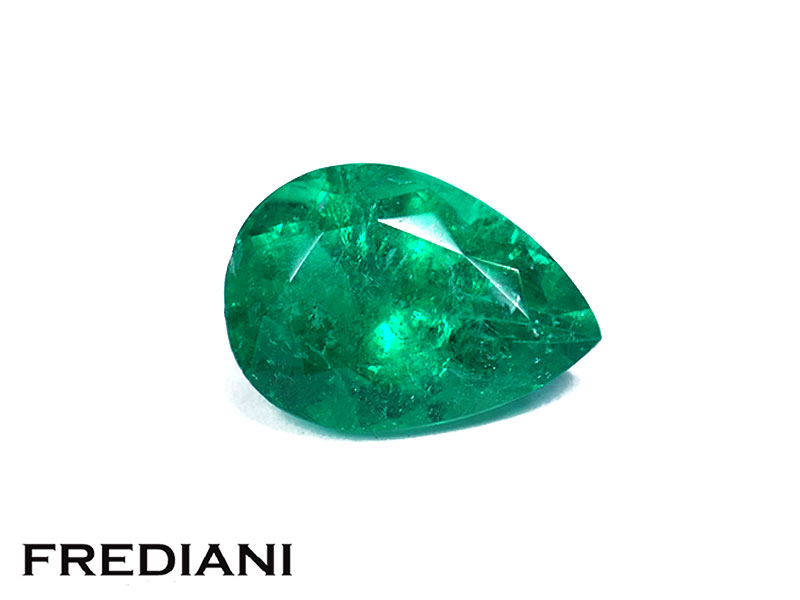 Emeraude poire certifiée