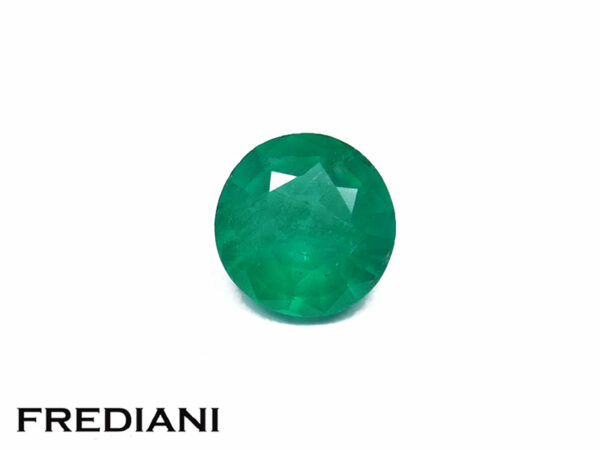 Emeraude ronde 5.1 mm de 0.46 carat