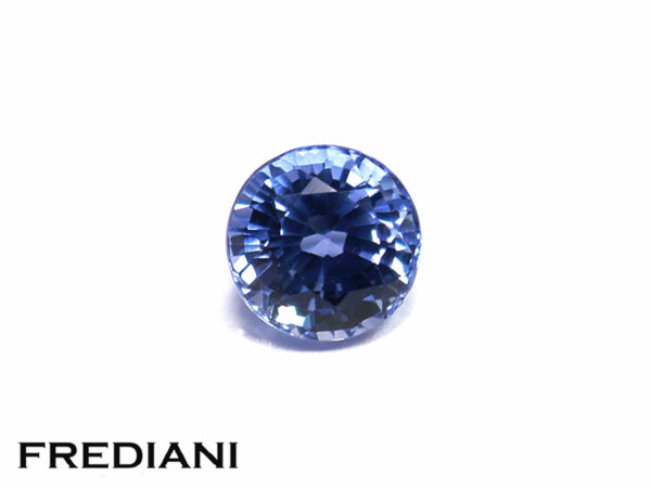 Saphir bleu rond 4.8 mm de 0.74 carat