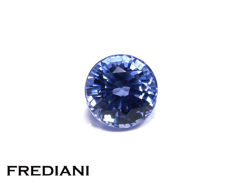 Saphir bleu rond