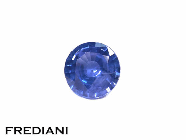 Saphir bleu rond 4.9 mm de 0.50 carat