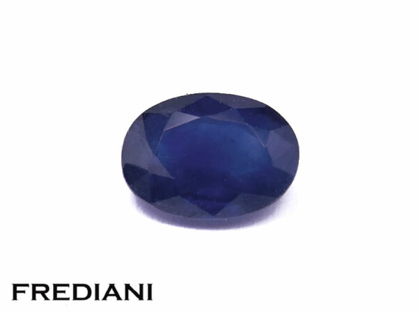 Saphir bleu ovale 69x50 de 1.01 carat