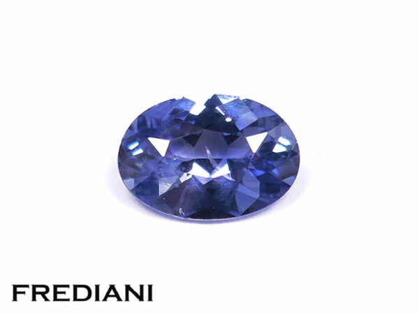 Saphir bleu ovale 65x45 de 0.60 carat
