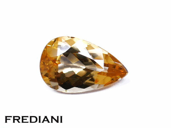 Topaze impériale poire 99x62 de 1.83 carat