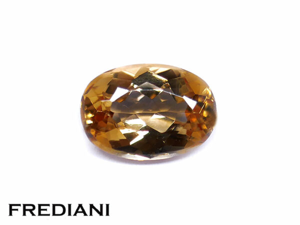 Topaze impériale ovale 79x56 de 1.43 carat