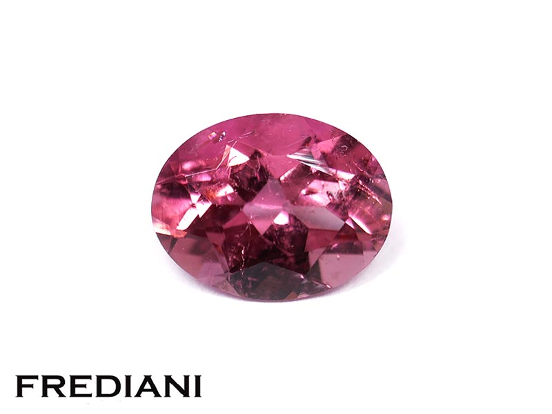 Tourmaline rose ovale