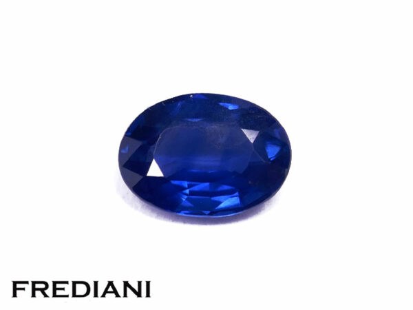 Saphir bleu ovale 70x51 de 0.87 carat