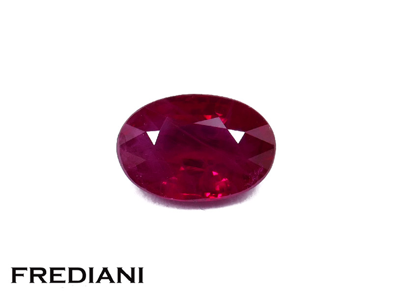 Rubis ovale 61x42 de 0.63 carat