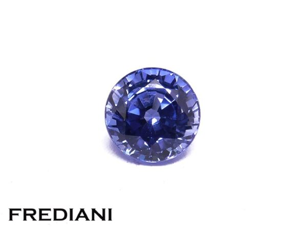 Saphir bleu rond 5.6 mm de 1.05 carat