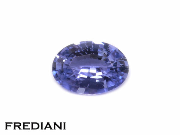 Saphir bleu ovale 68x48 de 0.74 carat