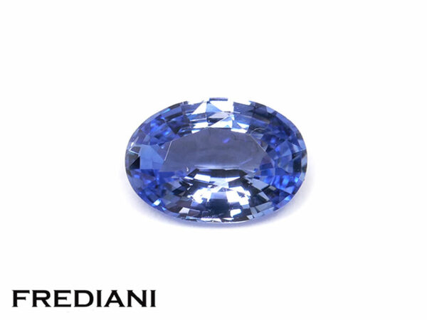 Saphir bleu ovale 67x49 de 0.76 carat