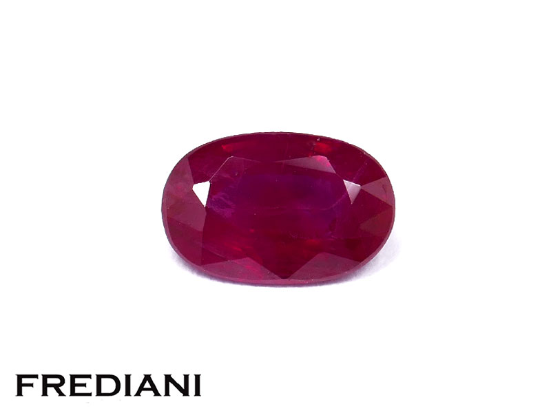 Rubis ovale 60x39 de 0.57 carat