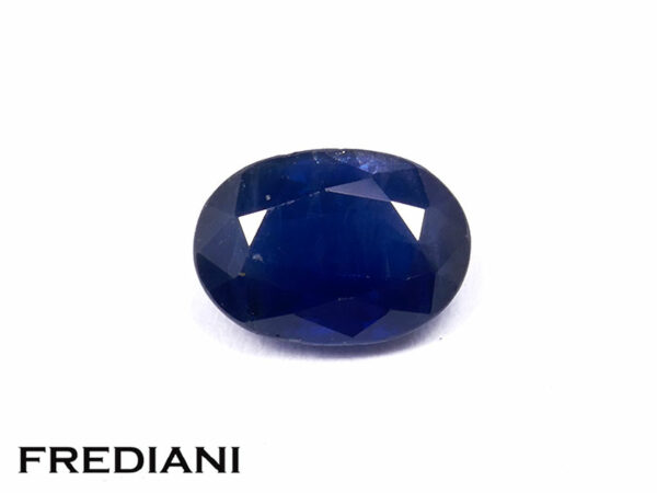 Saphir bleu ovale 67x48 de 0.91 carat