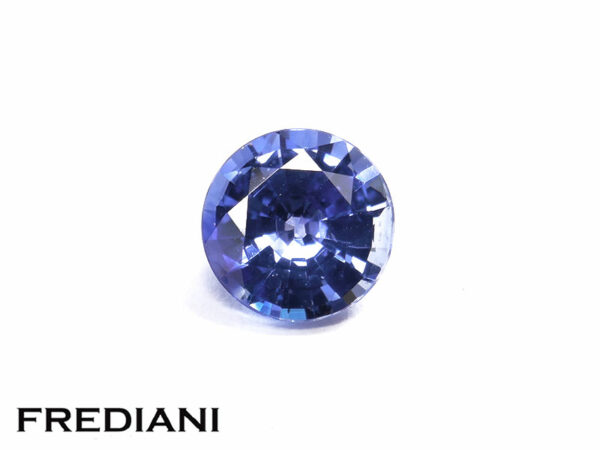 Saphir bleu rond 6 mm de 0.93 carat