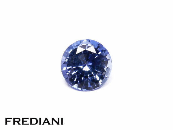 Saphir bleu rond 5 mm de 0.56 carat