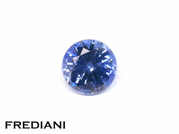 Saphir bleu rond 5.3 mm de 0.78 carat