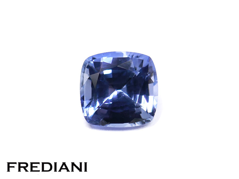 Saphir bleu naturel coussin 60x58 de 1.18 carat