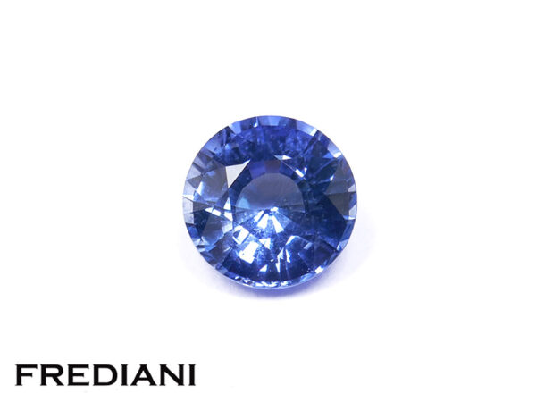 Saphir bleu rond 6 mm de 1.13 carat