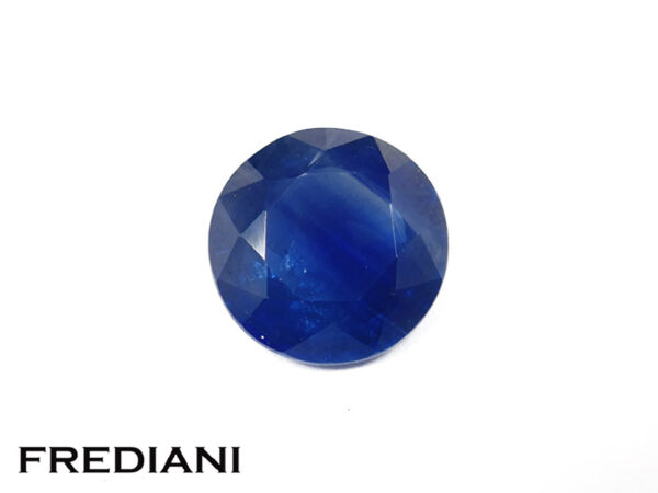 Saphir bleu rond 8 mm de 2.23 carats