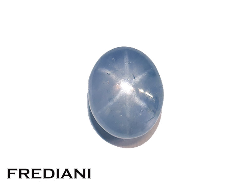 Saphir bleu étoilé naturel
