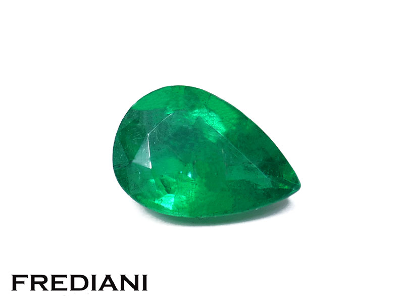 Emeraude poire certifiée