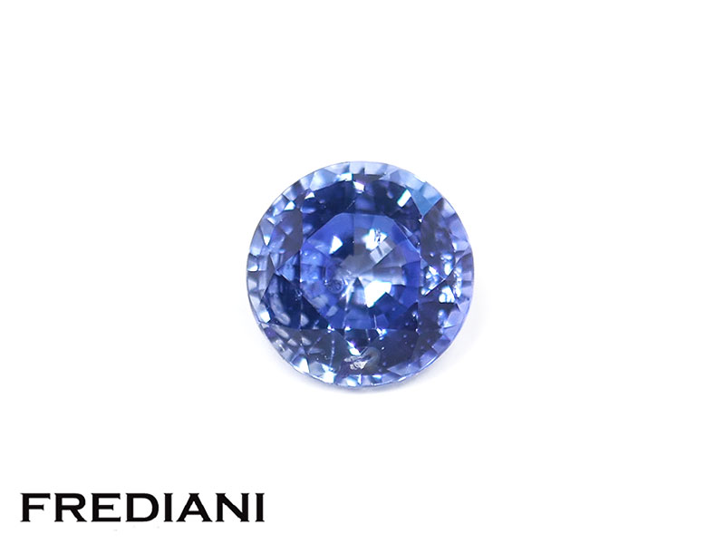 Saphir bleu rond