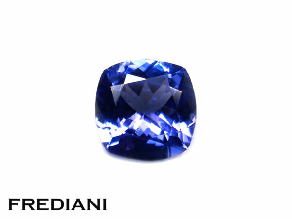 Tanzanite coussin 70x70 de 1.43 carat