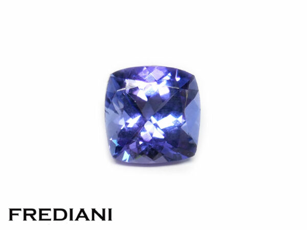 Tanzanite coussin 60x59 de 1.14 carat