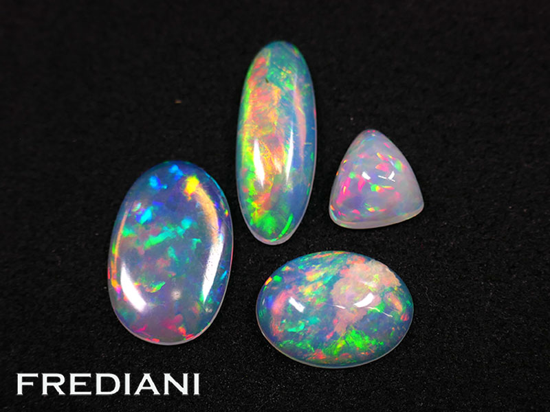 Lot de 4 opales naturelles d'Ethiopie