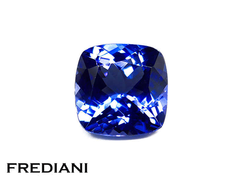 Tanzanite coussin