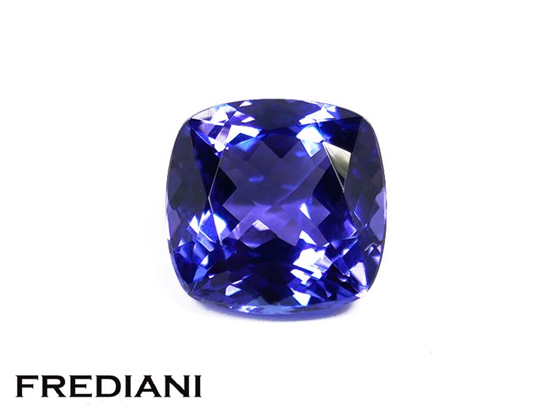 Tanzanite coussin