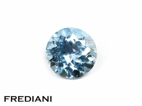Aigue marine ronde 8.1 mm de 1.80 carat