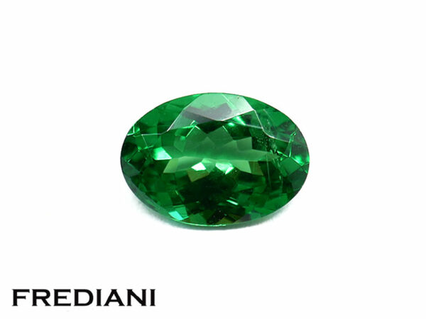 Grenat tsavorite ovale 75x53 de 1.02 carat