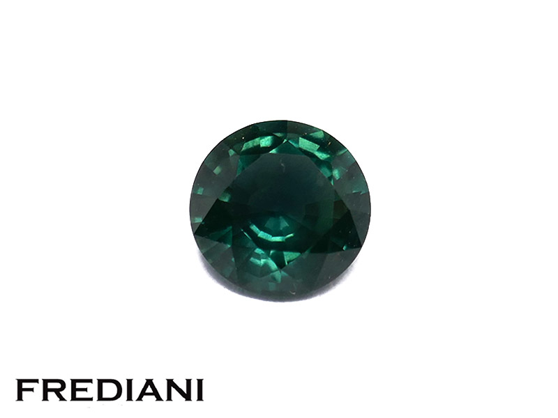 Saphir teal rond